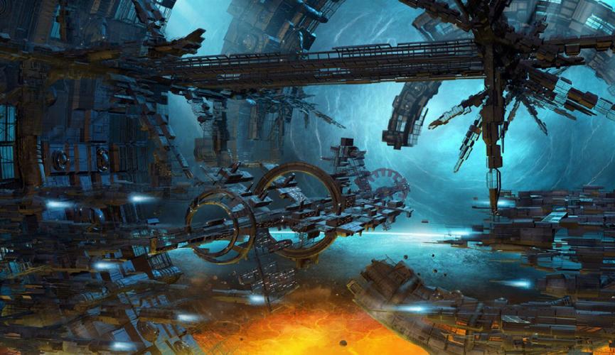 赛博朋克科幻配图